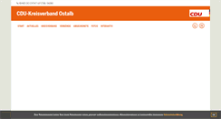 Desktop Screenshot of cdu-ostalb.de